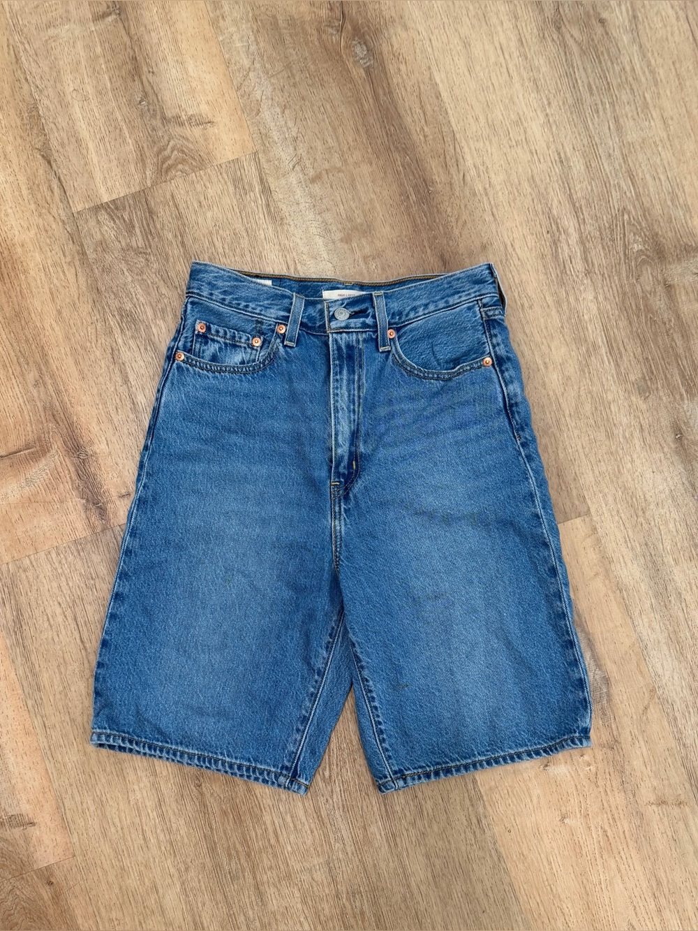 Levi’s High Waisted Denim Jort